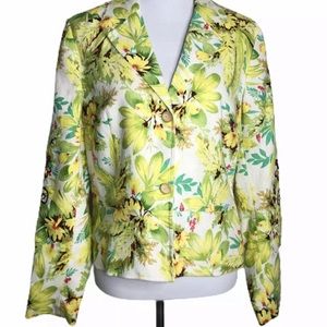 Coldwater Creek Spring Floral Jacket XL